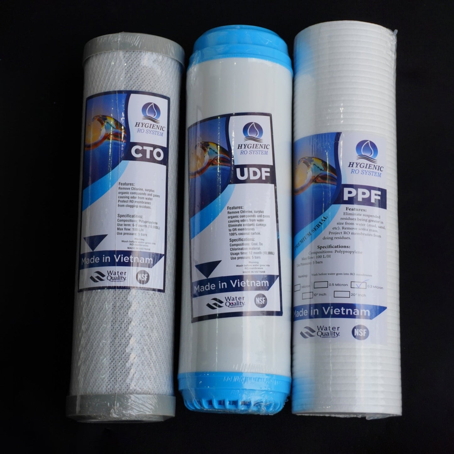 RO Hygienic Water Filter Cartridge Set