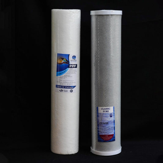 Jumbo Dual Water Filter Cartridge Set